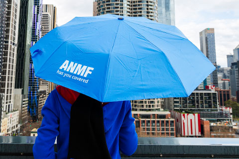 ANMF Umbrella with Microfibre Lined Case  *Limited edition*