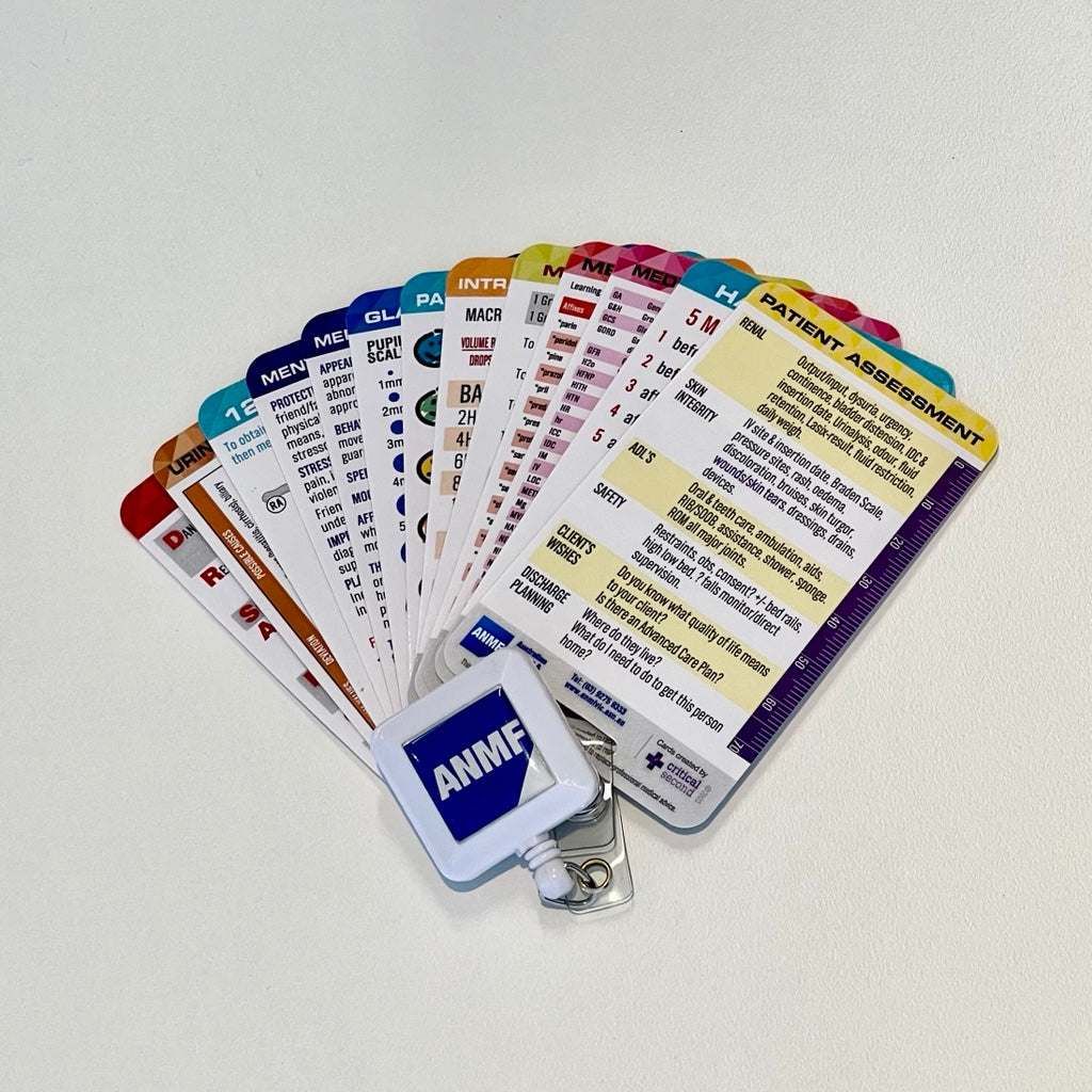 grads reference card Nursing Reference Cards
